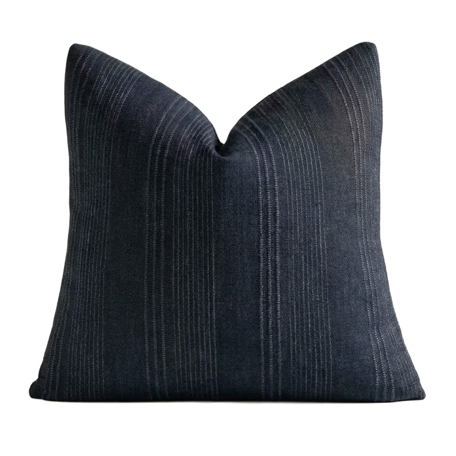 Kenna Square Linen-Blend Cushion Covers