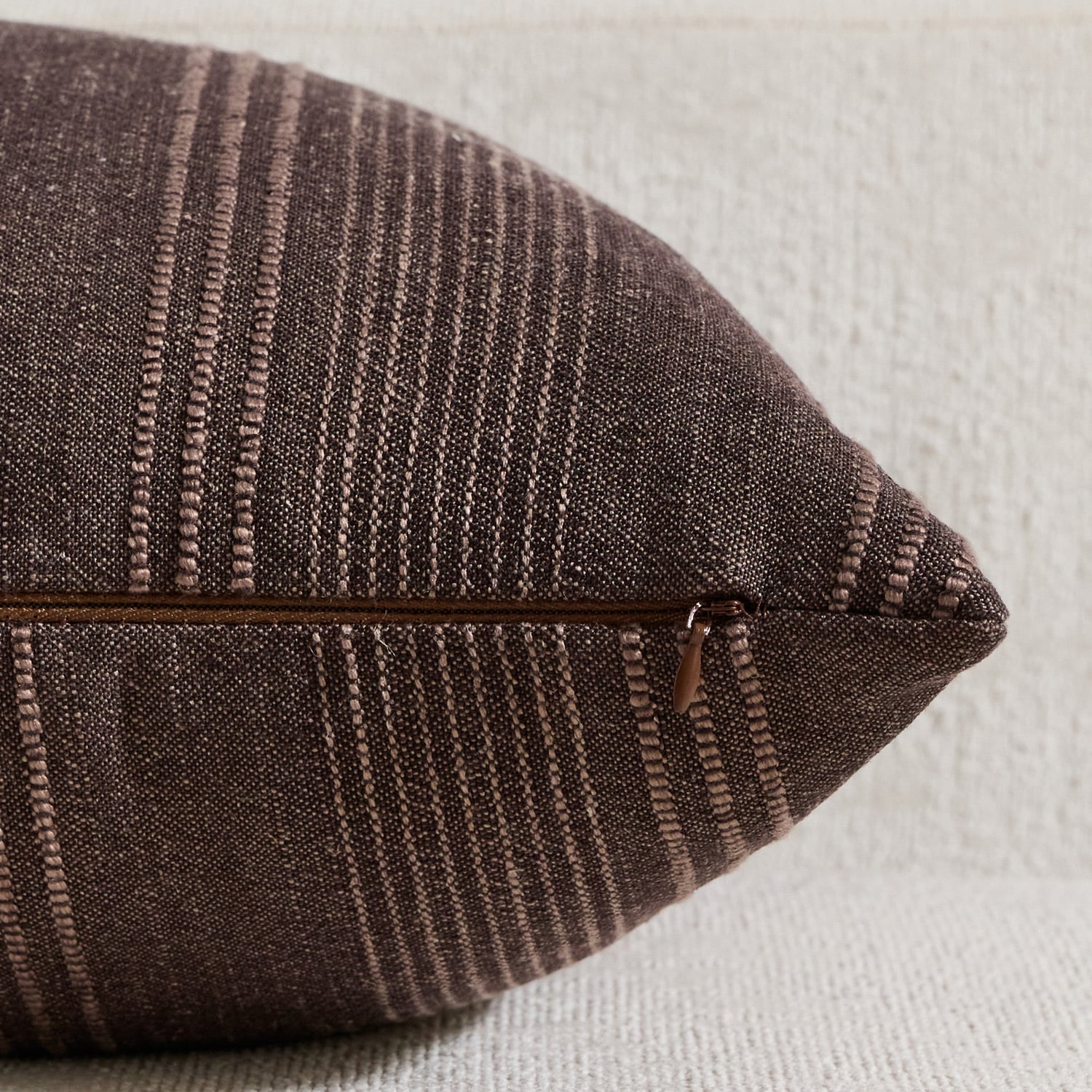 Kenna Square Linen-Blend Cushion Covers