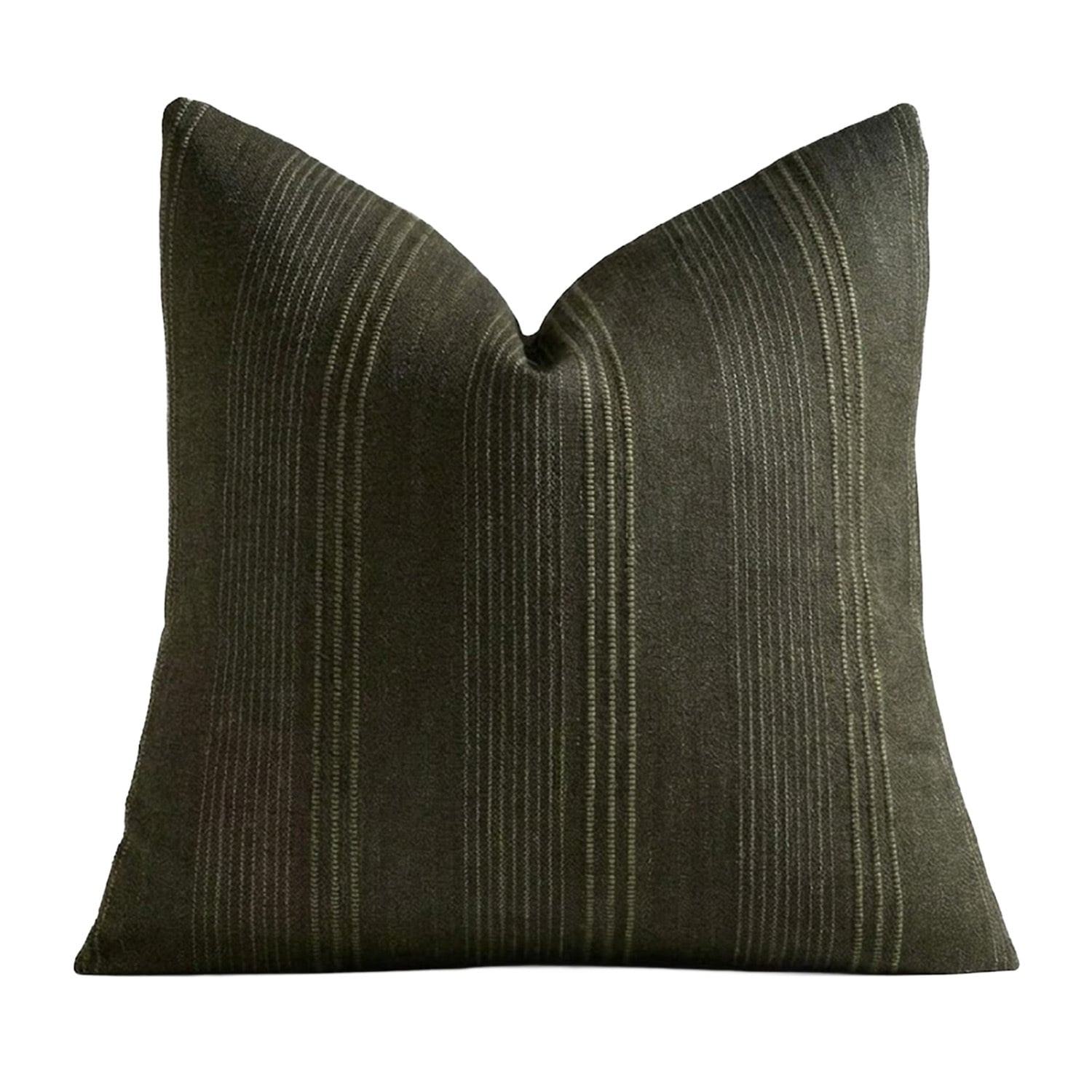 Kenna Square Linen-Blend Cushion Covers