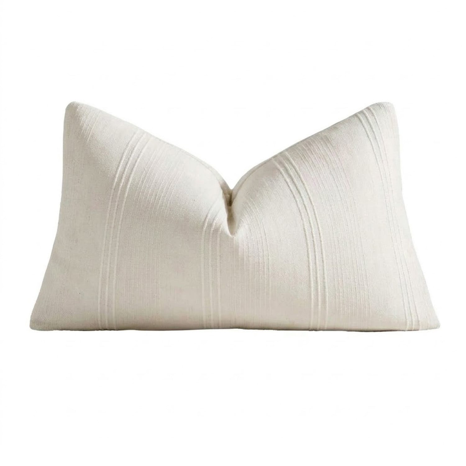 Kenna Linen-Blend Lumbar Cushion Covers