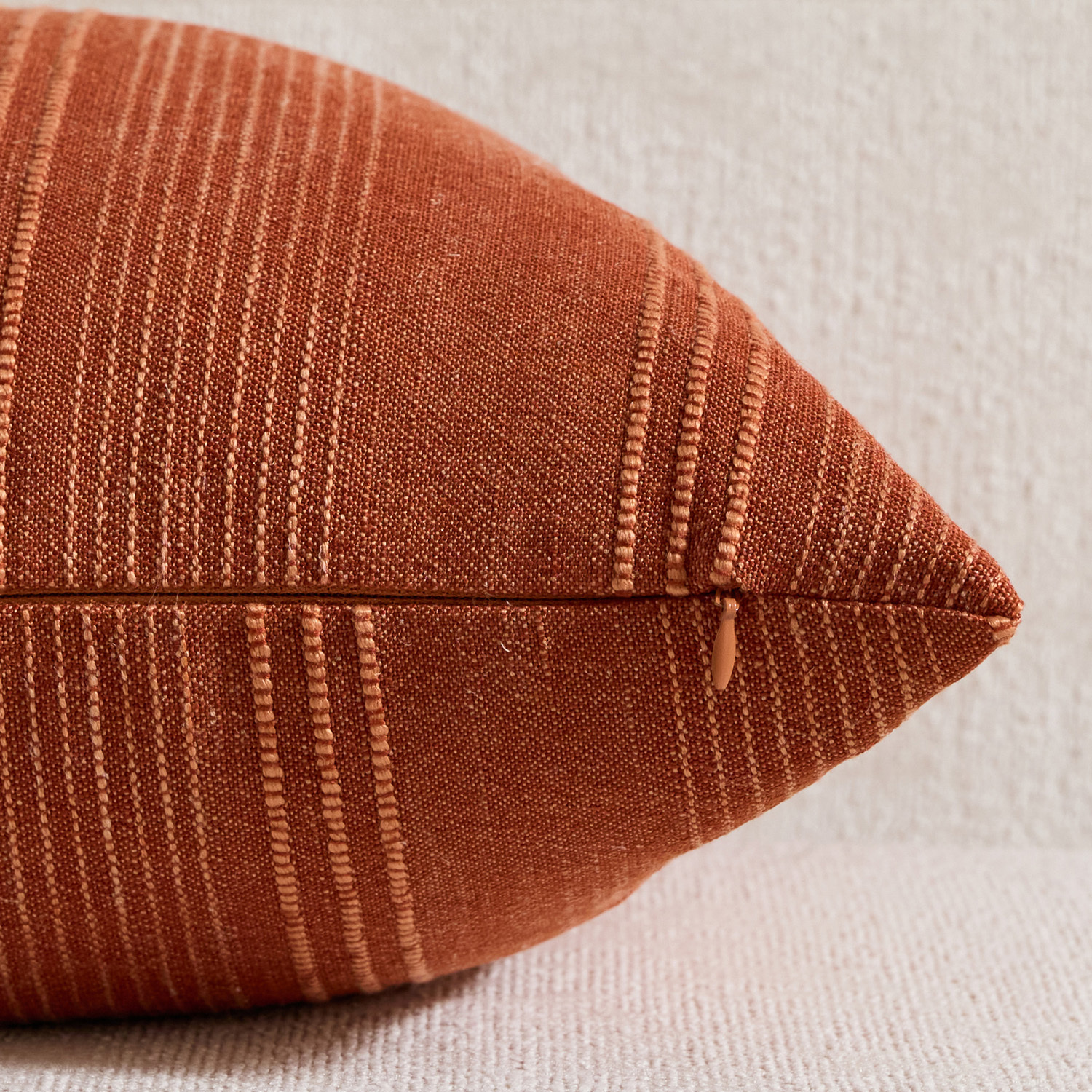 Kenna Square Linen-Blend Cushion Covers