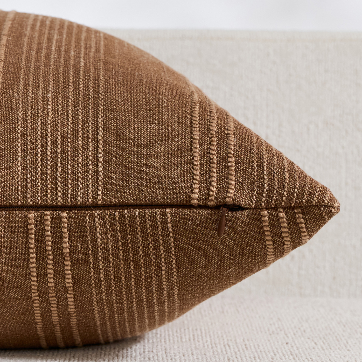 Kenna Square Linen-Blend Cushion Covers