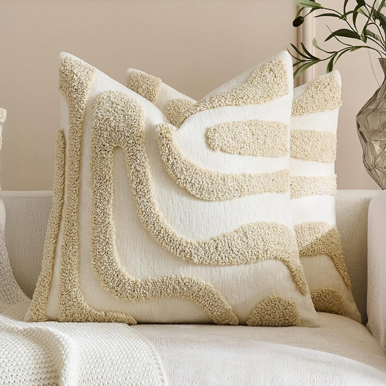 Havyn Square Chenille Cushion Covers