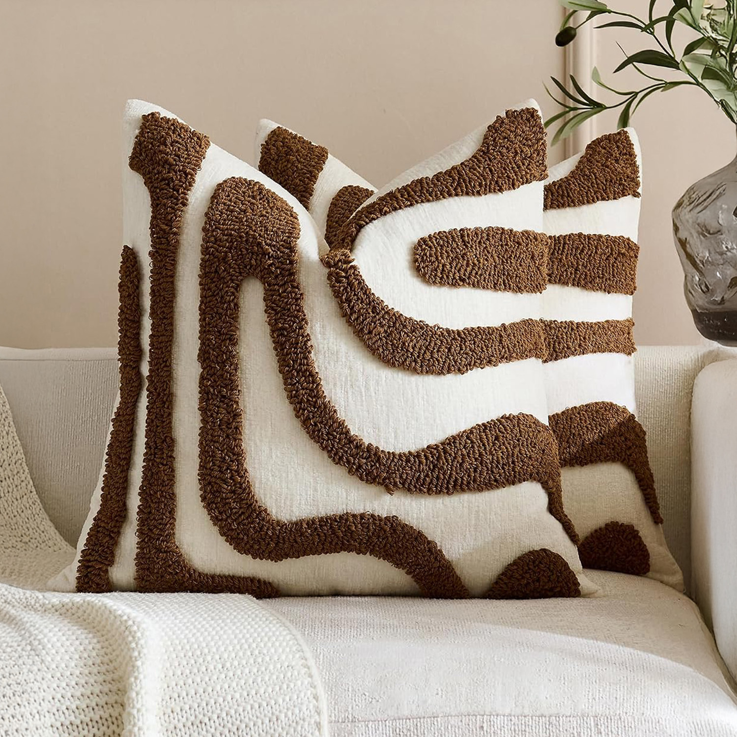 Havyn Square Chenille Cushion Covers