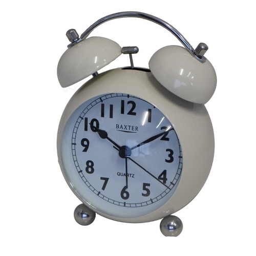 Baxter Bubble Metal Bell Alarm Clock Temple & ster