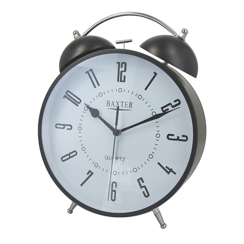 Baxter 28 5cm Extra Large Metal Bell, Extra Large Alarm Clock