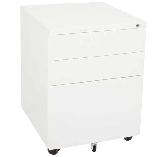 Rein Office Remo Steel Mobile Pedestal | Temple & Webster