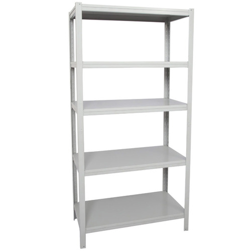 Silver Hero 5 Tier Boltless Metal Office Shelving Unit Temple And Webster