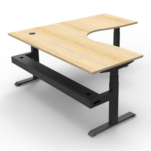 Evans Electric Sit & Stand Corner Desk