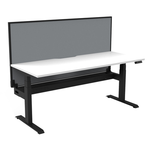 Dassault Electric Sit & Stand Desk with Screen & Cable Tray