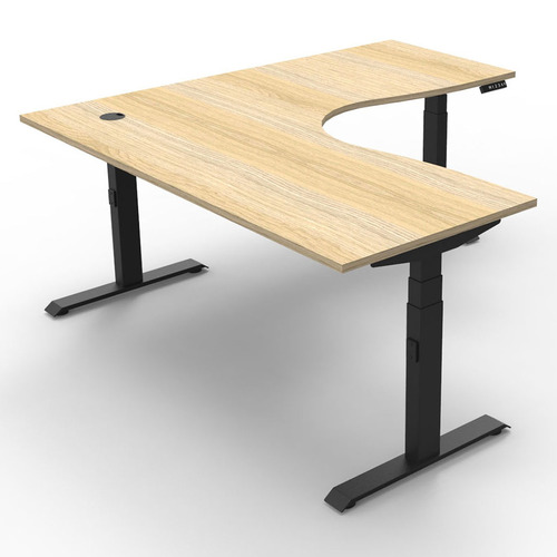 Evans II Electric Sit & Stand Corner Desk