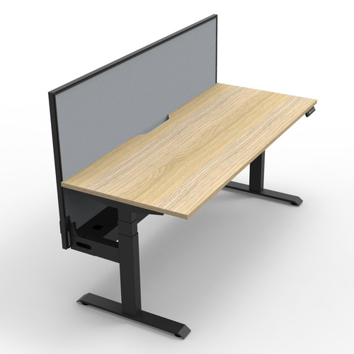 Dassault II Electric Sit & Stand Desk with Screen & Cable Tray