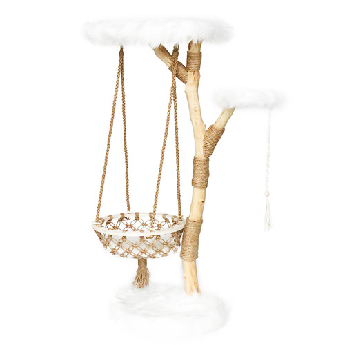 Cattitude Playground Macrame Scratching Post