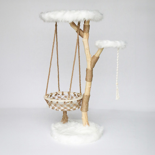 Cattitude Playground Macrame Scratching Post