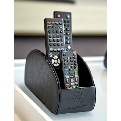 Westinghouse Faux Leather Remote Control Holder Temple & ster