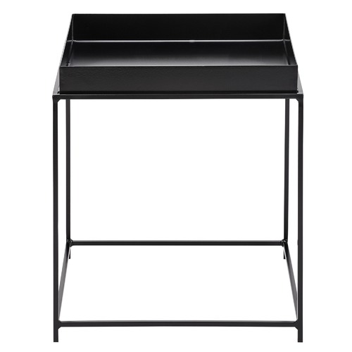 Black  Como Steel Side Table