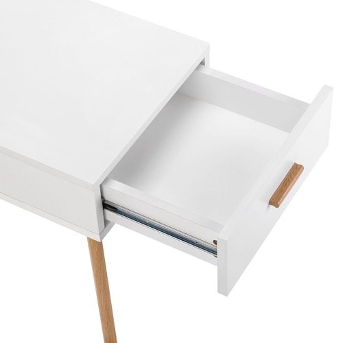 Vasby White Scandinavian Bedside Table Temple & ster