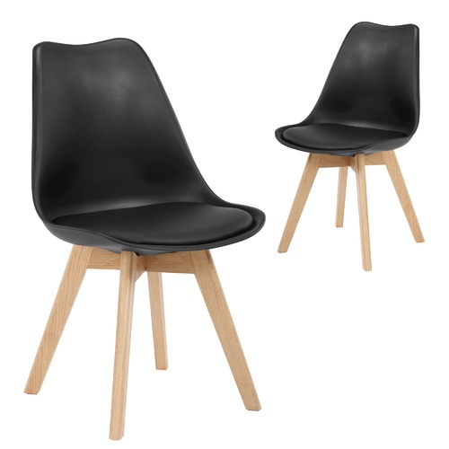 Temple & Webster Natural Oak Nova Dining Chairs