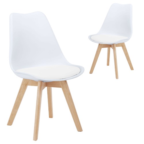 Temple & Webster Natural Oak Nova Dining Chairs