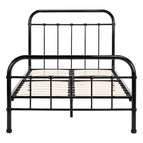 Temple & Webster Black Bailey Metal Bed Frame & Reviews