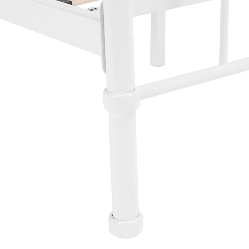 Temple & Webster White Bailey Metal Bed Frame