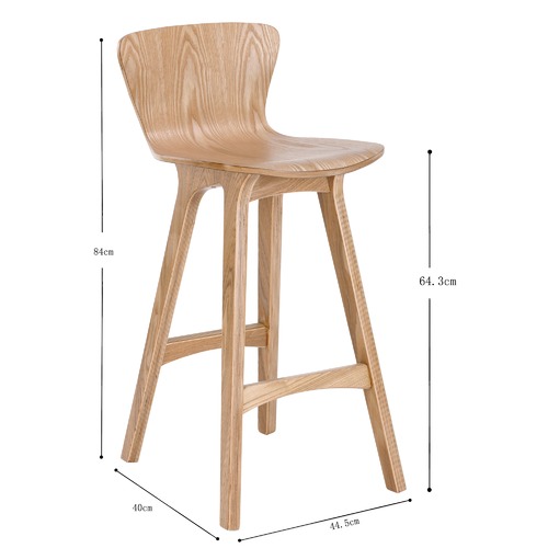 Temple & Webster Nobu High Back Barstool