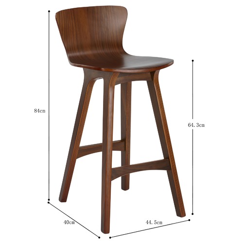 Temple & Webster Nobu High Back Barstool