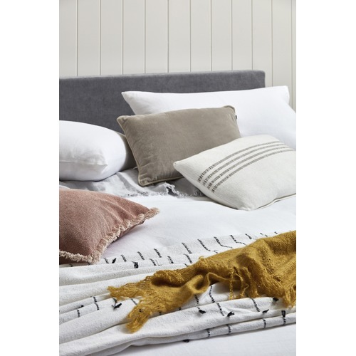 Temple & ster Grey Jonty Upholstered Bed Frame & Reviews