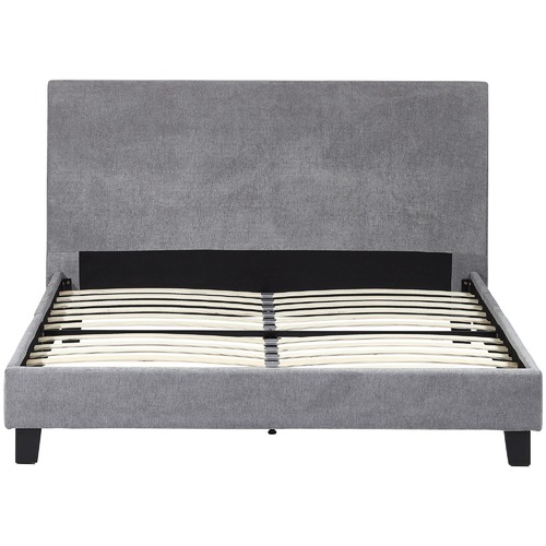 Temple & ster Grey Jonty Upholstered Bed Frame & Reviews
