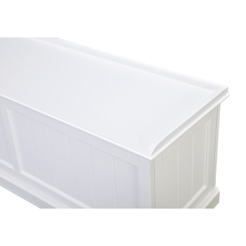 Temple & Webster Hamptons Cushioned Storage Bench