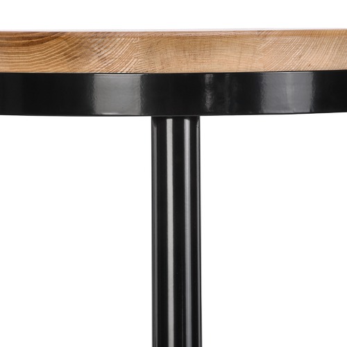 Temple & Webster 66cm Bailey Metal & Ash Wood Barstool