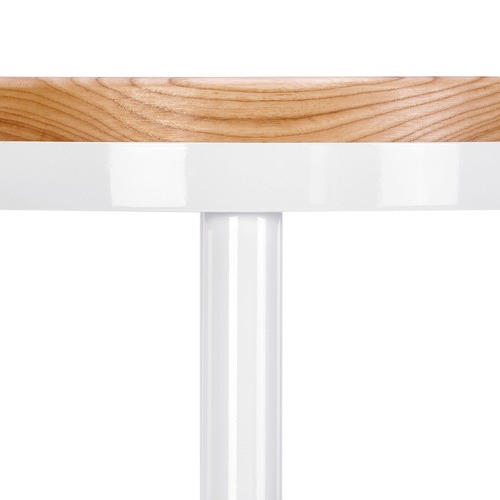 Temple & Webster 66cm Bailey Metal & Ash Wood Barstool