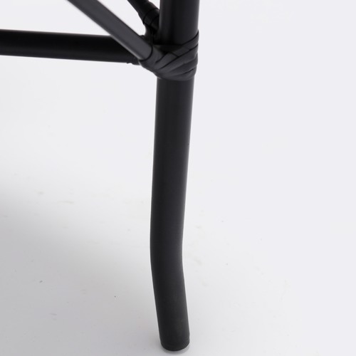 Temple & Webster Black Paris PE Rattan Cafe Chairs