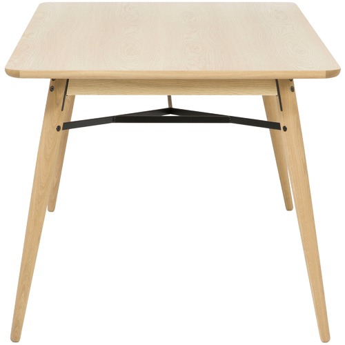 Temple & Webster Oak & Metal Milo 180cm Dining Table