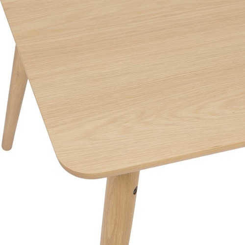 Temple & Webster Oak & Metal Milo 180cm Dining Table