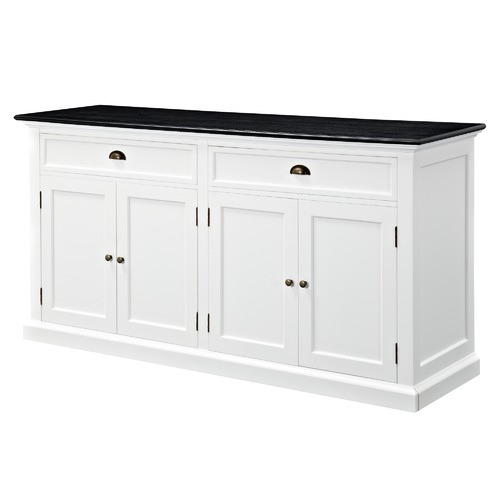 Temple & ster Hamptons Large Sideboard Buffet Black Top & Reviews