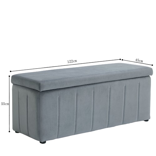 Temple & Webster Grace Storage Ottoman