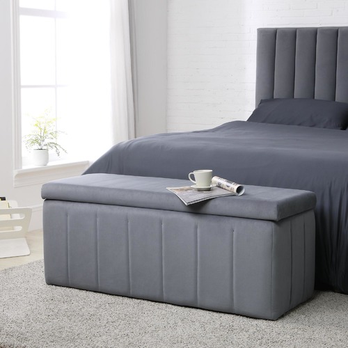 Temple & Webster Grace Storage Ottoman
