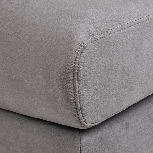 Temple & Webster 3 Seater Grey Zanda L-Shaped Sofa