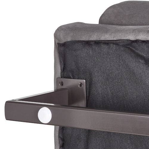Temple & Webster 3 Seater Grey Zanda L-Shaped Sofa