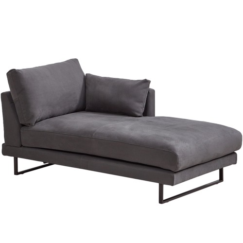 Temple & Webster 3 Seater Grey Zanda L-Shaped Sofa