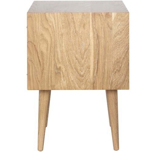 Temple Webster Olsen Oak Square 1 Drawer Bedside Table Reviews