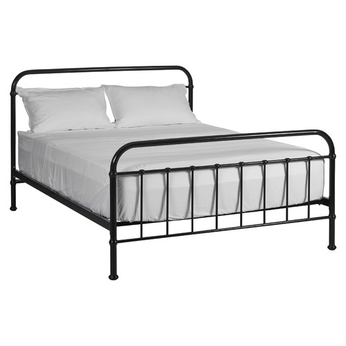 Temple & Webster Black Bailey Metal Bed Frame & Reviews