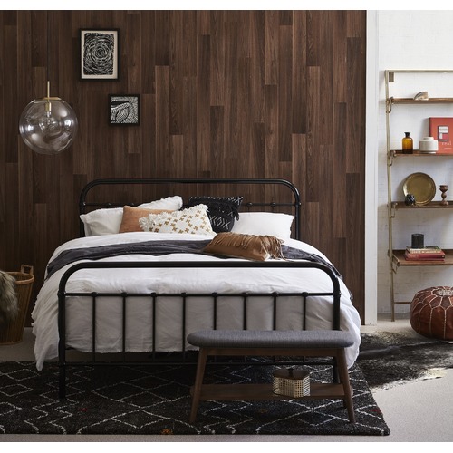 Temple Webster Black Bailey Metal Bed Frame Reviews Webster Black Bailey Metal Bed Frame