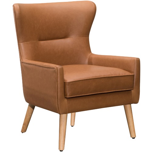 Temple Webster Jacob Faux Leather Wingback Armchair Reviews Temple Webster Jacob Faux Leather, Leather Wingback Armchair