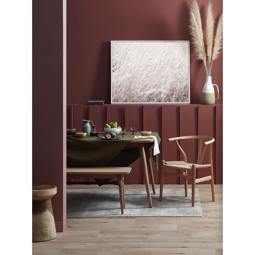 Temple & Webster Oak & Metal Milo 180cm Dining Table