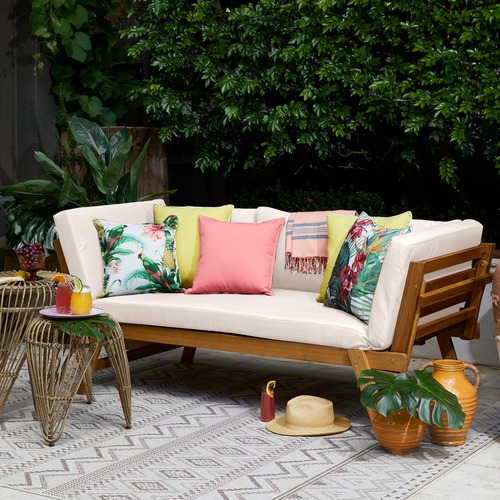 Temple & Webster St Barths Outdoor Day Bed with Cushions
