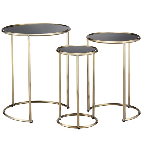 Temple & Webster 3 Piece Riverside Nesting Side Tables Set