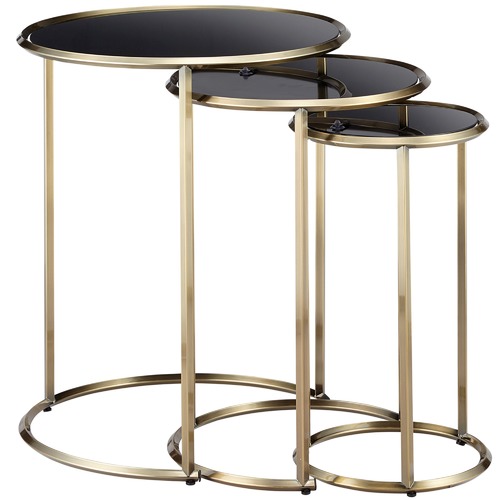 Temple & Webster 3 Piece Riverside Nesting Side Tables Set