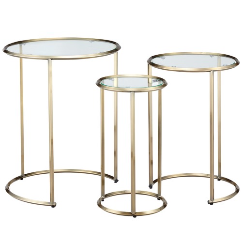 Temple & Webster 3 Piece Riverside Nesting Side Tables Set